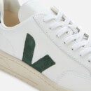 Veja Men's V12 Leather Trainers - Extra White/Cyprus