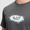 MP 남성용 초크 그래픽 숏 슬리브 티셔츠 - 카본 - XXS