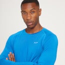 MP Linear Mark Graphic Training T-shirt med lange ærmer til mænd - True Blue - XXS