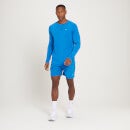Męski T-shirt treningowy z długimi rękawami z kolekcji MP Linear Mark Graphic – True Blue - XS