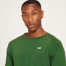 MP vyriški „Linear Mark Graphic“ treniruočių marškinėliai ilgomis rankovėmis – Tamsiai žalia - XS