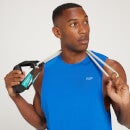 MP vīriešu sporta krekls ar pazeminātu rokas izgriezumu “Linear Mark Graphic” — Zils - XS