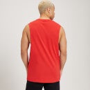 Camiseta sin mangas con estampado gráfico gradual para hombre de MP - Rojo
