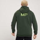 Sudadera con capucha y estampado gráfico gradual para hombre de MP - Verde oscuro