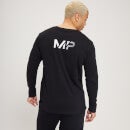 MP 남성용 페이드 그래픽 롱 슬리브 티셔츠 - 블랙 - XXS