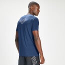 Męski T-shirt treningowy z krótkim rękawem z kolekcji Infinity Mark Graphic MP – intensywnie niebieski - XS