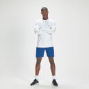 T-shirt a maniche lunghe sportiva con stampa MP Infinity Mark da uomo - Bianco - XS