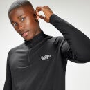 Męska bluza treningowa z suwakiem 1/4 z kolekcji Infinity Mark Graphic MP – czarna