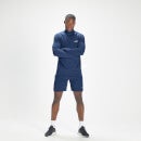 Męska bluza treningowa z suwakiem 1/4 z kolekcji Infinity Mark Graphic MP – intensywnie niebieska - XS