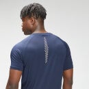 T-shirt sportiva a maniche corte con stampa MP Repeat Mark da uomo - Blu petrolio - XS