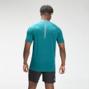MP Vyriški marškinėliai su grafiniu piešiniu ir trumpomis rankovėmis - Teal - XS