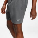Pantalón corto de entrenamiento con estampado de marca repetido para hombre de MP - Gris carbón - XXS