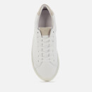 Whistles Women's Raife Leather Cupsole Trainers - White