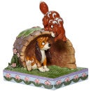 Disney Fox and Hound On Log Figurine