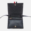 Thom Browne Women's Quilted Card Holder with Shoulder Strap - Black