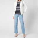 Barbour International Women's Grid Quilt Jacket - Optic White