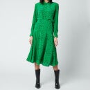 KENZO Women's Printed Midi Fluid Skirt - Green - EU 38/UK 8