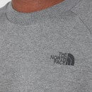 The North Face Men's Raglan Redbox Sweatshirt - TNF Medium Grey Heather