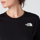 The North Face Women's Cropped Simple Dome Short Sleeve T-Shirt - TNF Black - XS
