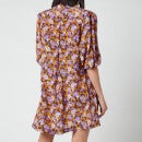 Baum Und Pferdgarten Women's Avagail Dress - Paris Flower Sunshine - EU 38/UK 10