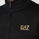 EA7 Men's Core ID Full Zip Tracksuit - Black/Gold - S