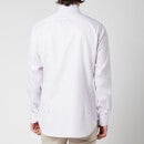 Canali Men's Waffle Weave Cotton Shirt - Lilac - IT 41/L