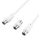 TV CABLE ADAPTOR WHITE 1.5M