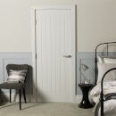 Cottage Moulded Primed Woodgrain Internal Door - 762mm Wide