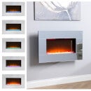 Dimplex Diamantique Optiflame® Electric Fire with Wall Mounted Fitting -  Mirrored Glass | Homebase