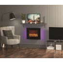 Be Modern Quattro Wall Mounted Electric Fire - Black Glass