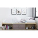 Dakota Cabin Bed Oak Grey Homebase