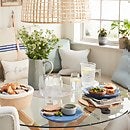 Round glass outlet dining table homebase