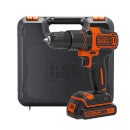 BLACK DECKER 2 Speed 18V Cordless Combi Drill with Kit Box