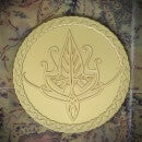DUST! Lord Of The Rings 24k Gold Plated Medallion (Mordor) - Zavvi Exclusive
