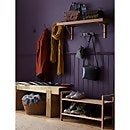 Shoe Rack Walnut Homebase