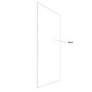 Wetwall 900mm - square edge laminate gloss - white
