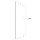 Wetwall 1200mm square edge laminate gloss - white
