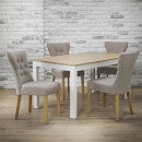 Homebase dining table top and 4 chairs