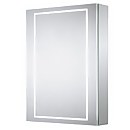 Castor Single Door LED Mirror Cabinet 500x700mm