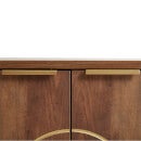 Vienna Dark Wood Drinks Cabinet