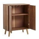 Vienna Dark Wood Drinks Cabinet
