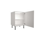 High Gloss Slab White 600mm Base Unit