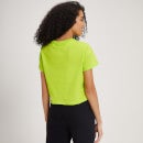 MP Damen Fade-Grafik Crop-T-Shirt — Limette - XS