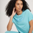 Camiseta con estampado gráfico gradual para mujer de MP - Azul cielo