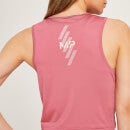 MP Women's Linear Mark Trainings-Crop-Top — Frosted Berry - M