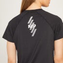 Camiseta de entrenamiento con detalle gráfico Linear Mark para mujer de MP - Negro - XXS