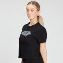 MP Women's Chalk Graphic Crop T-Shirt - Black - S