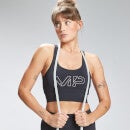 MP Women's Repeat Mark Graphic Training Sports Bra – Svart - XXS
