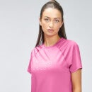 Camiseta de entrenamiento con gráfico de marca repetido para mujer de MP - Rosa - XS