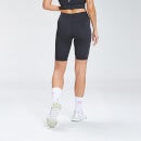Pantalón corto de ciclismo de entrenamiento con estampado de marca repetido para mujer de MP - Negro